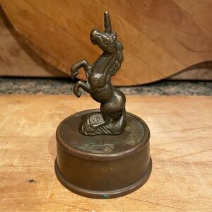 Brass vintage Unicorn figurine  collectors item